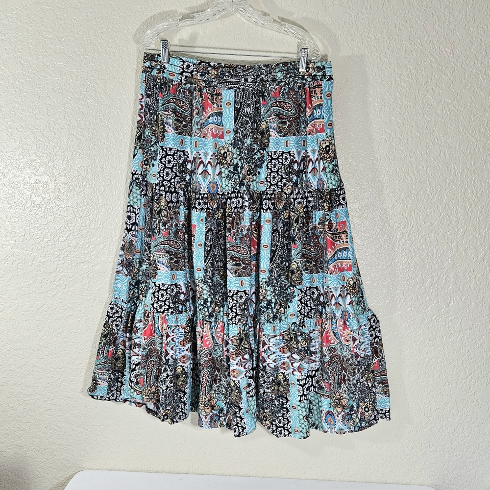 EST 1949 Bohemian Style Layered Skirt - Picture 12 of 14